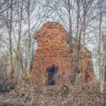 Руины усыпальницы рода Ваньковичей деревня Волма