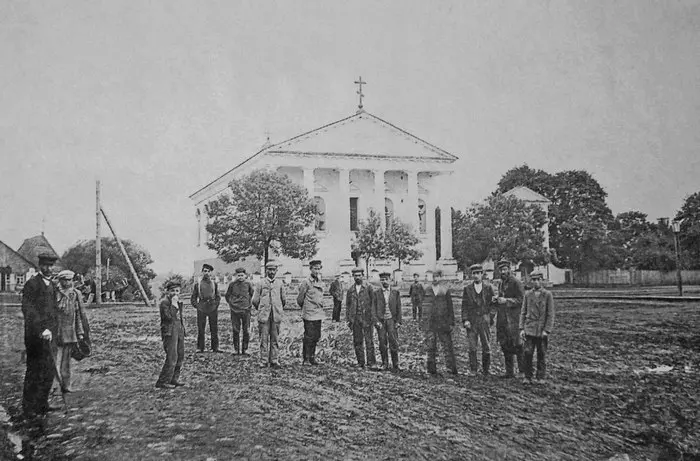 Касцёл у Валожыне старое фота Касцёл у Валожыне старое фота