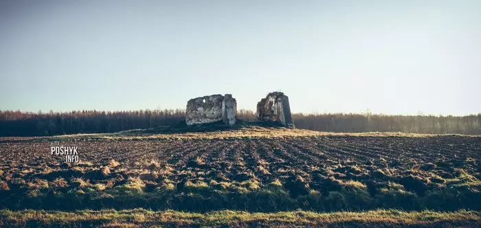 Руіны ў вёсцы Гайцюнішкі Руіны ў вёсцы Гайцюнішкі