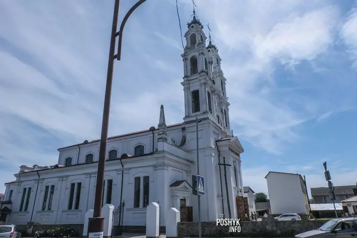 Славутасці ў горадзе Ашмяны Касцёл у Ашмянах