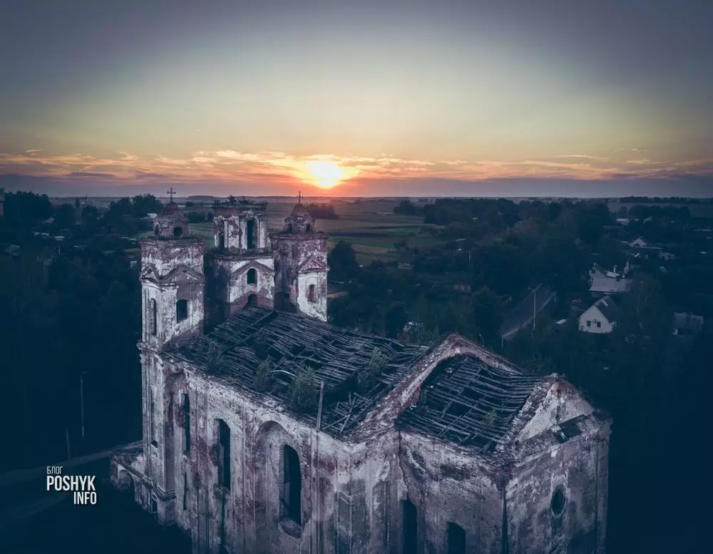 Былы касцёл у Княжыцах Прыгожыя касцёлы Беларусі