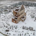 Развалины костела в деревне Новые Новоселки