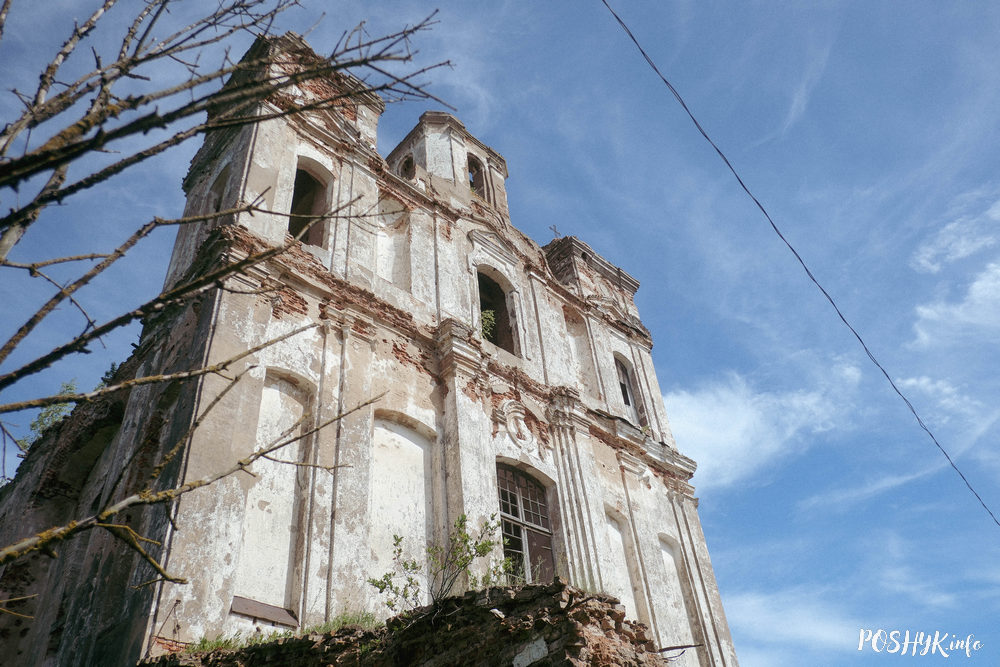 Руины костела Cвятого Николая Княжицах