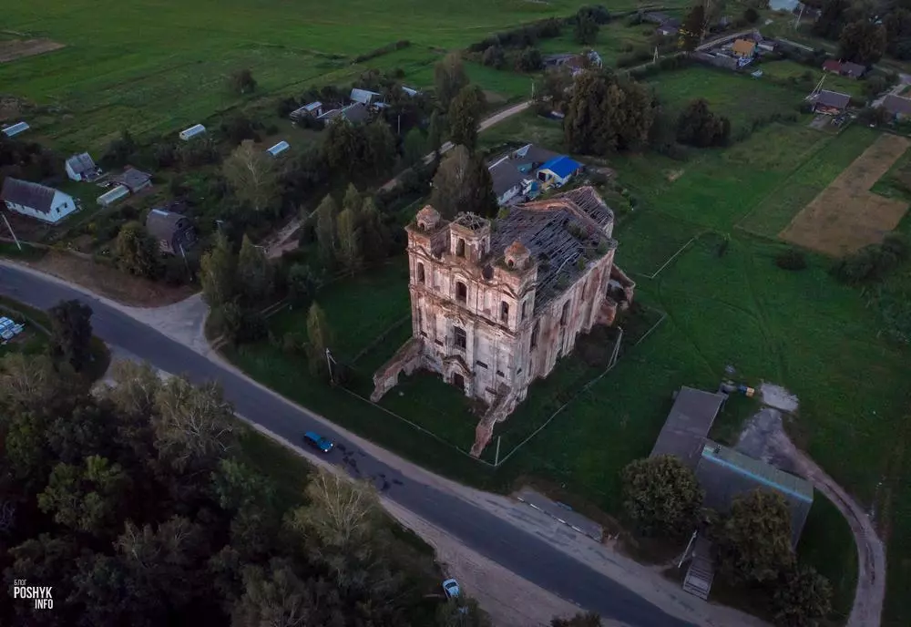 Цікавосткі Беларусі Княжыцы руіны касцёла Святога Мікалая