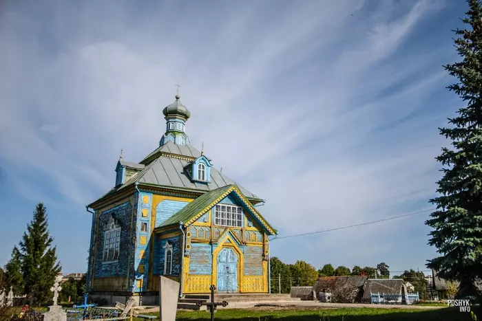 Драўляная царква ў Гарадзішчы.