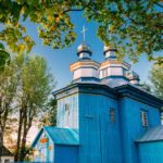 Деревянная церковь в деревне Старая Белица Деревянная церковь в деревне Старая Белица