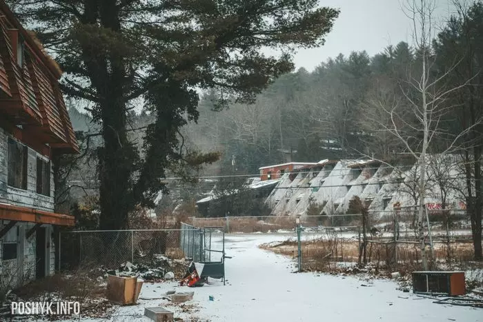 Abandoned hotel in the USA
