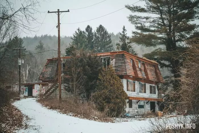 Abandoned hotel in the USA