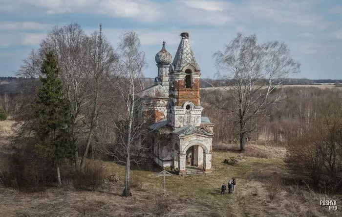 Занядбаная царква ў вёсцы Марцінава Закінутыя месцы Беларусі