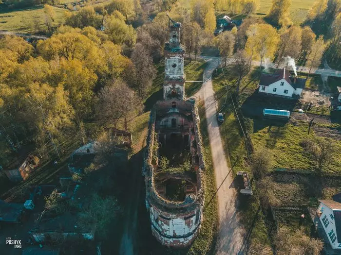 Закінутая царква, вёска Сялец