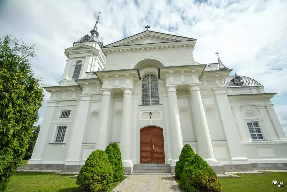 Траецкі касцёл Індура