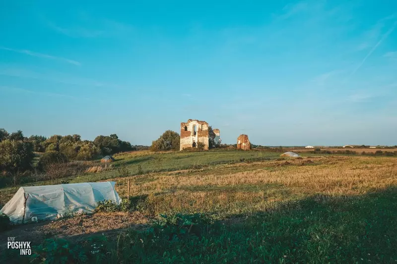 Разваліны ў вёсцы Пачаевічы