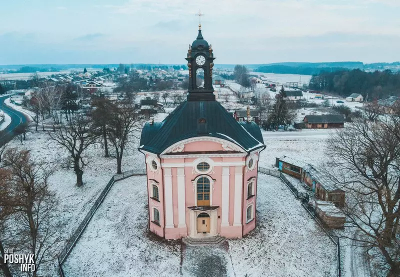 Траецкі касцёл у вёсцы Воўчын