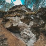 Ледниковый конгломерат и песчаник рядом с деревней Хорошки