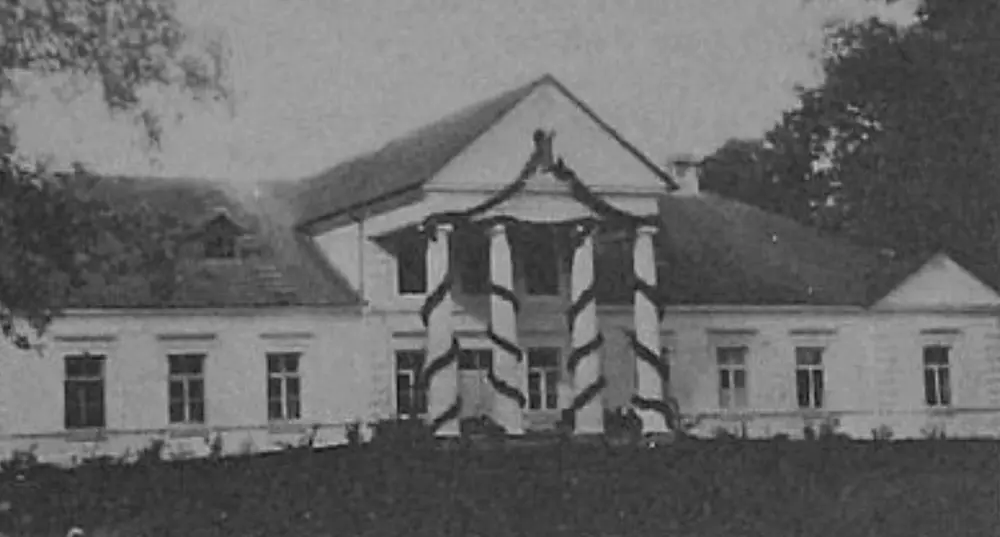 Старое фота сядзіба Яленскіх у Тучы Старое фота сядзіба Яленскіх у Тучы