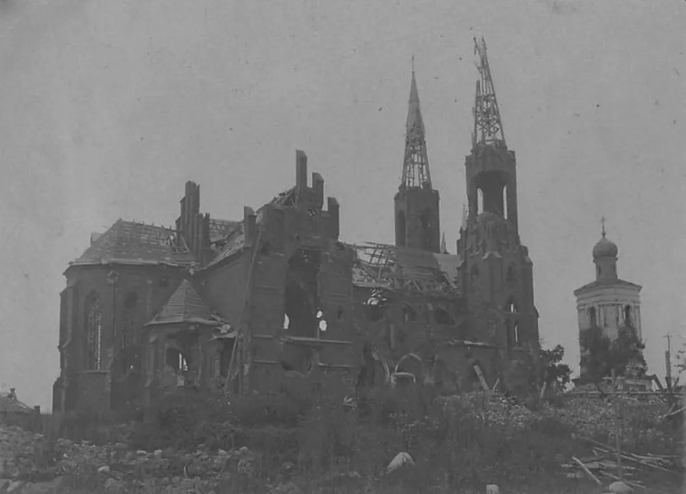 Відзы касцёл - старое фота