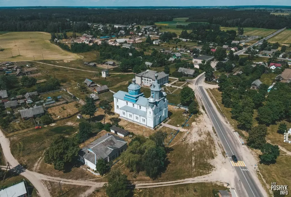 Былы касцёл Крывошын Царква ў Крывошыне