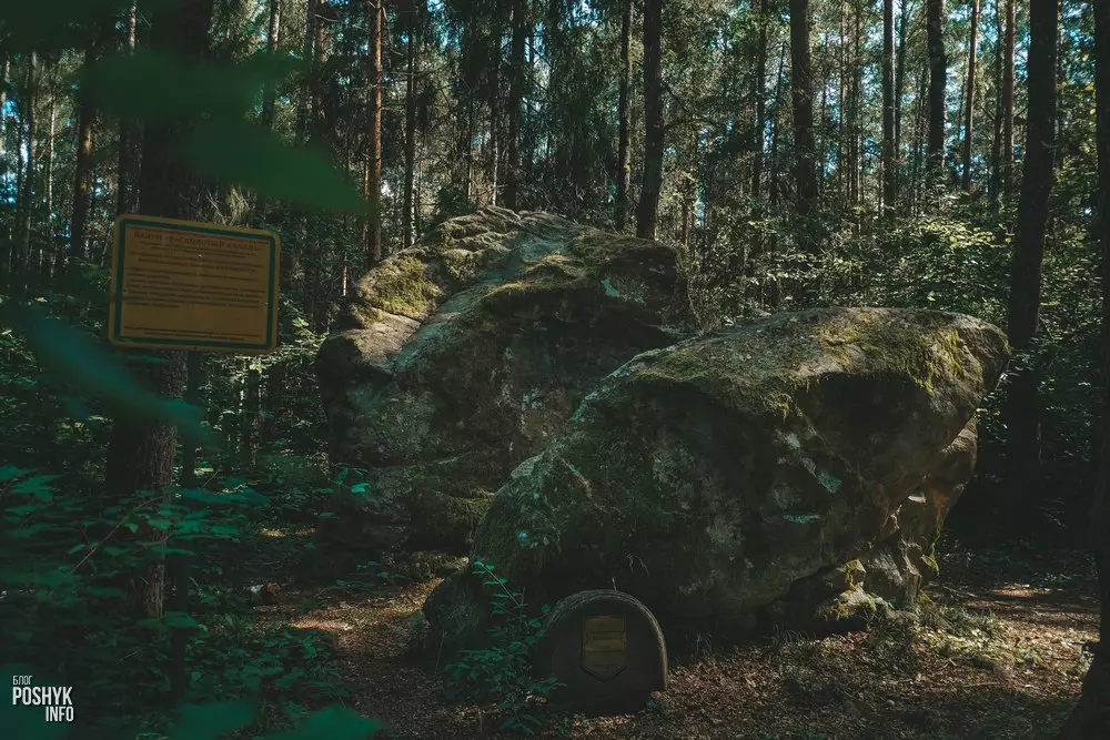 Расколаты валун Якімавічы Расколаты валун Якімавічы