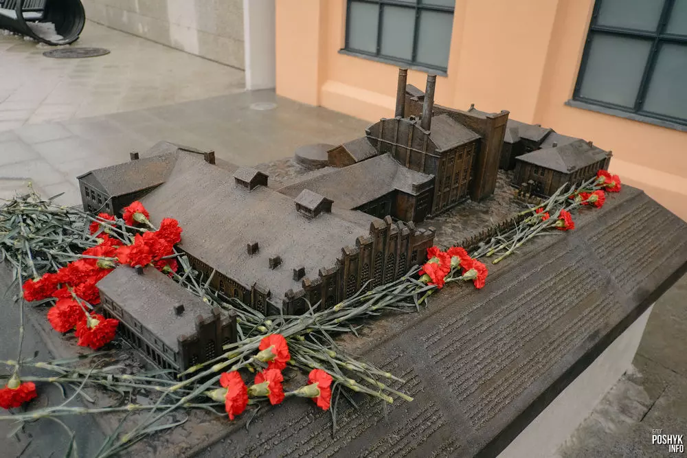 Макет першай электрастанцыі ў Мінску