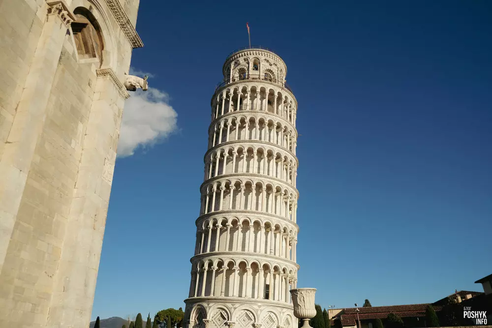 Чым цікавая Пізанская вежа?