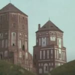 Мирский замок в фильме “Три весёлые смены” Мирский замок в фильме 1977 года "Три весёлые смены"