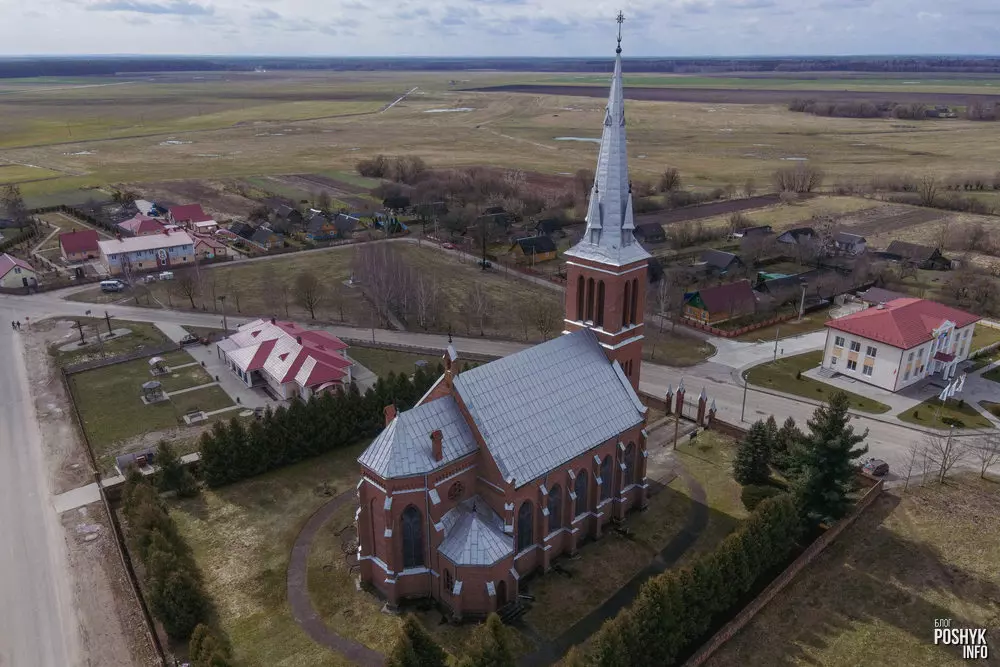 Цікавосткі Беларусі Каталіцкі храм у вёсцы Каменка