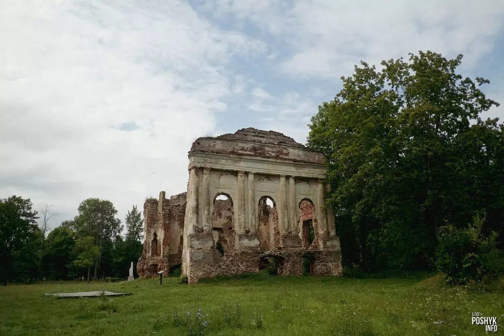 Руіны палаца Гільзенаў у Асвеі Унікальныя славутасці Беларусі