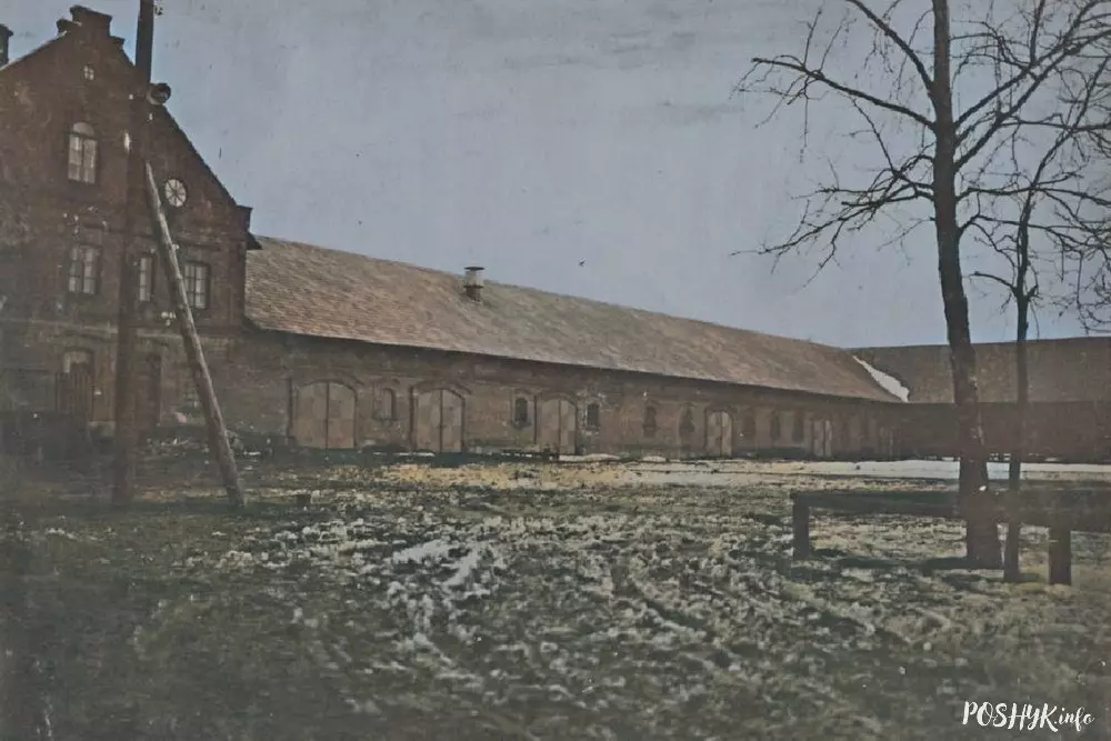 Старое фота: стайня ў маёнтку Старая Беліца Старое фота: стайня ў маёнтку Старая Беліца