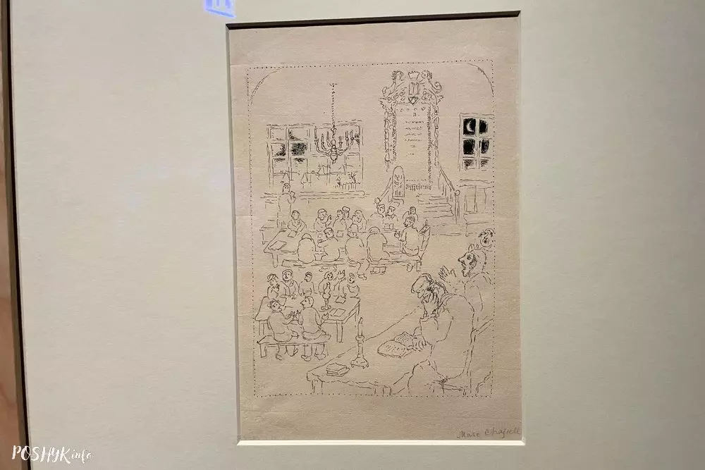 Work by Marc Chagall in the Louvre