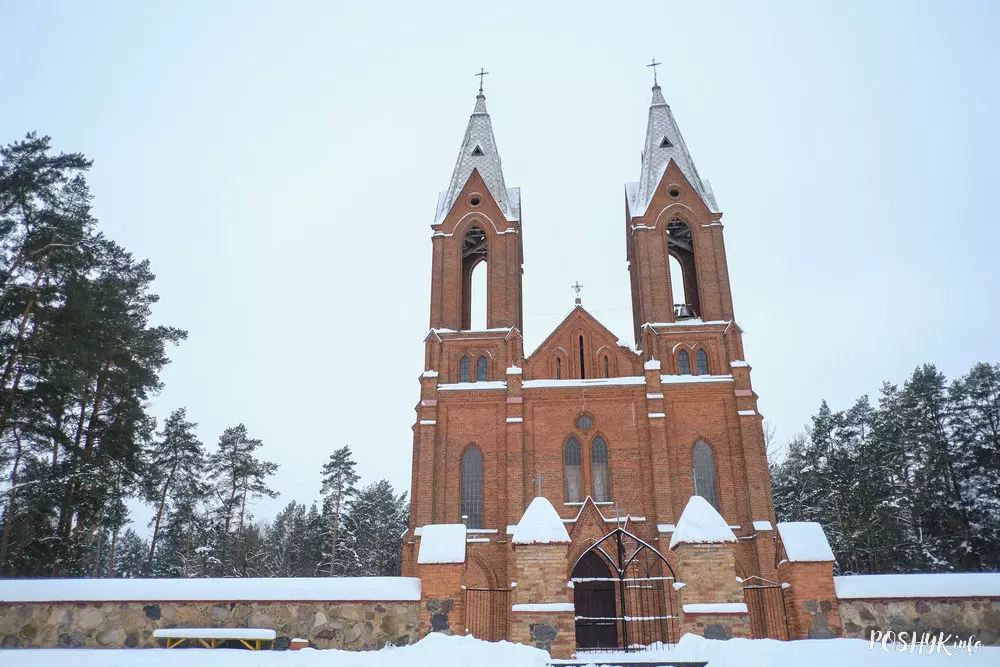 Неагатычны касцёл у вёсцы Шыманелі (Нястанішкі) Неагатычны храм Нястанішкі