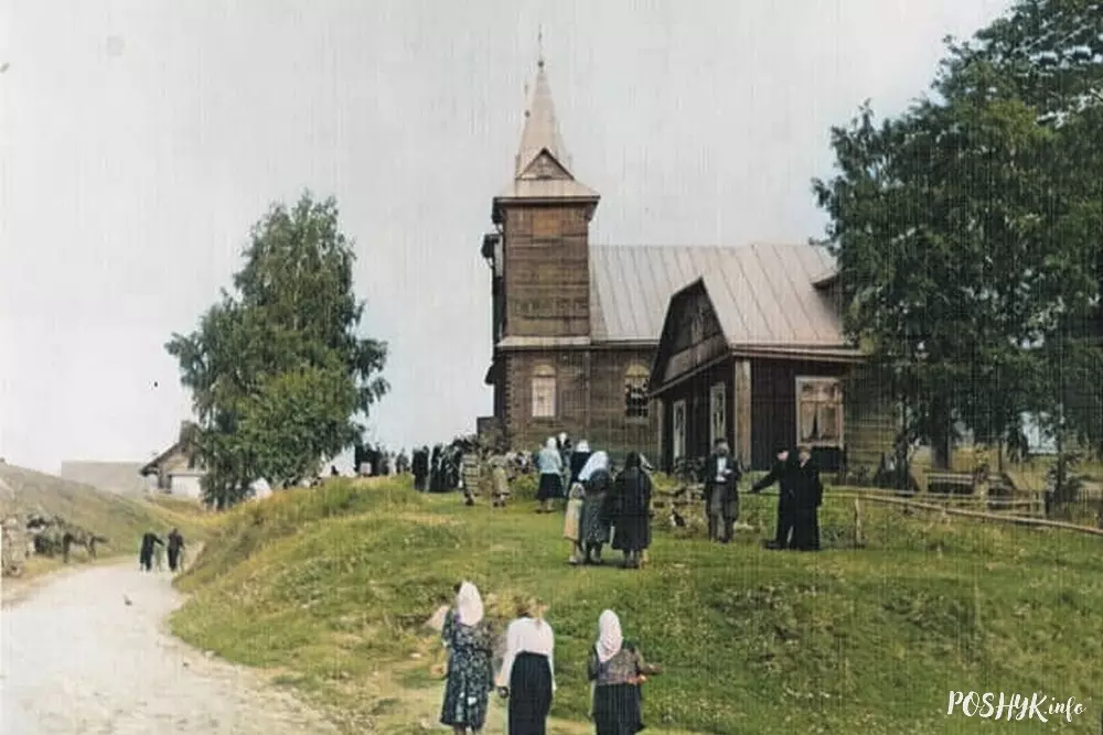 Старыя фота Беларусі - касцёл Лоск Старыя фота Беларусі