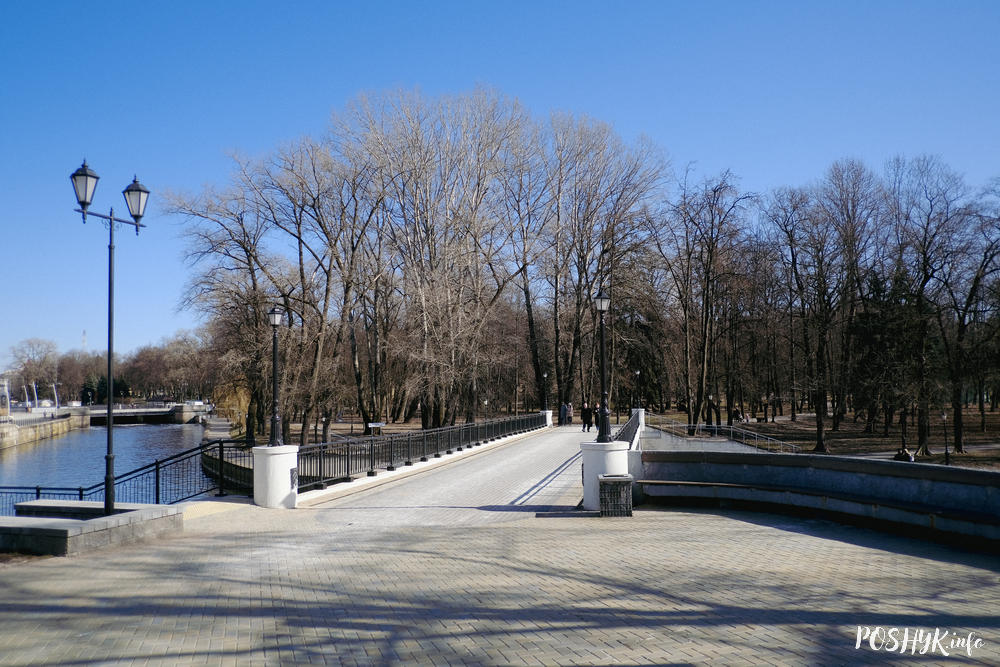 Мост в парк Горького в Минске