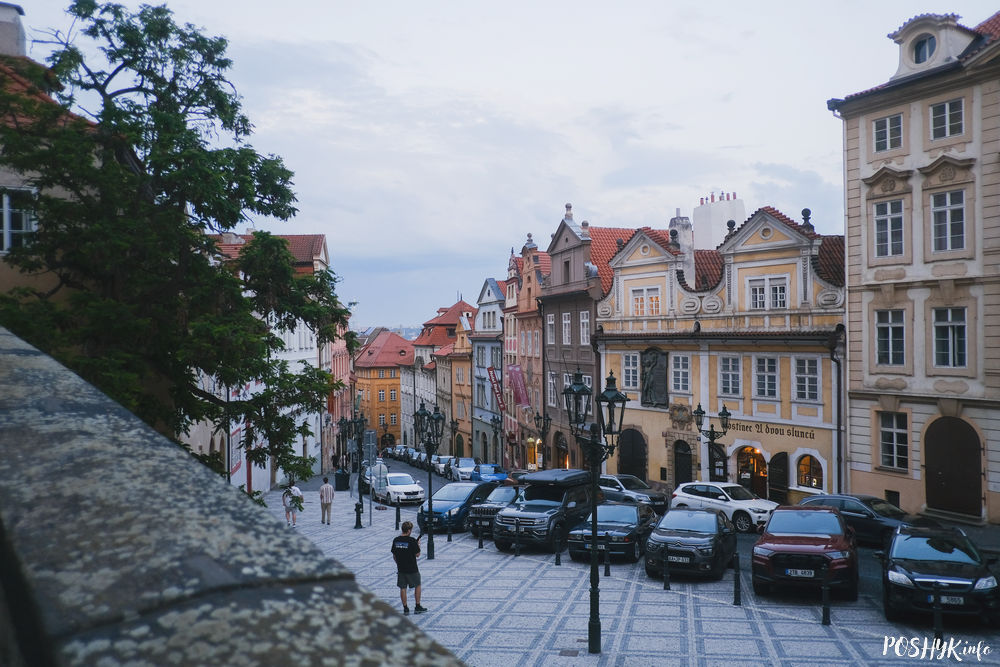 Nerudova street in Prague