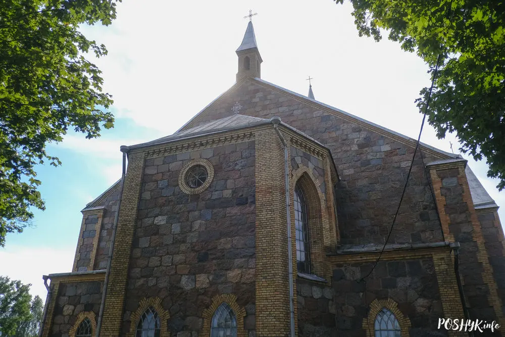 Апсіда касцёла Касцёл Святога Юрыя ў вёсцы Асава