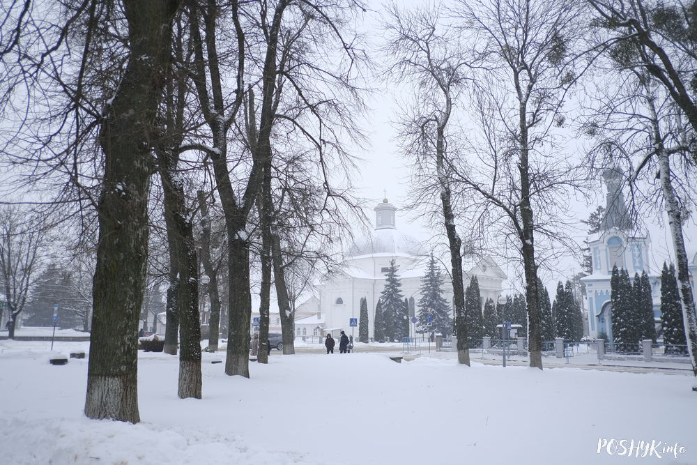 Шчучынскі "Біг-Бэн", радавая забудова і Міхайлаўская царква