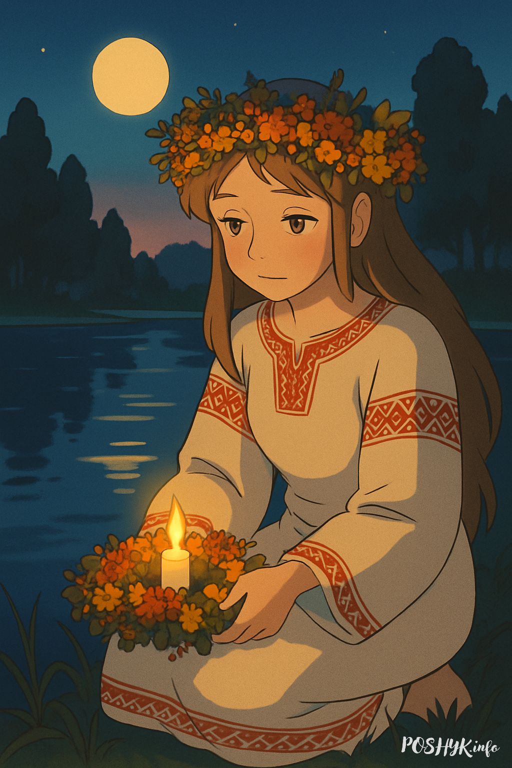 А якое галоўнае ўпрыгажэнне для дзяўчат у купальскую ноч?