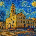 Тэст - Гарады Беларусі ў стылі Вінцэнта ван Гога