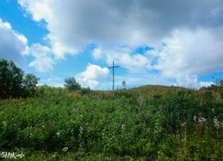 Страчаны касцёл у вёсцы Гайна Гайна