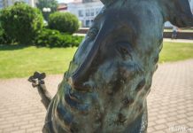 Помнік агурку ў Шклове Агурок Шклоў