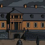 Парк і месца, дзе стаяла сядзіба Тышкевічаў у Свіслачы Прыкладна так выгляда сядзіба Тышкевічаў у Свіслачы