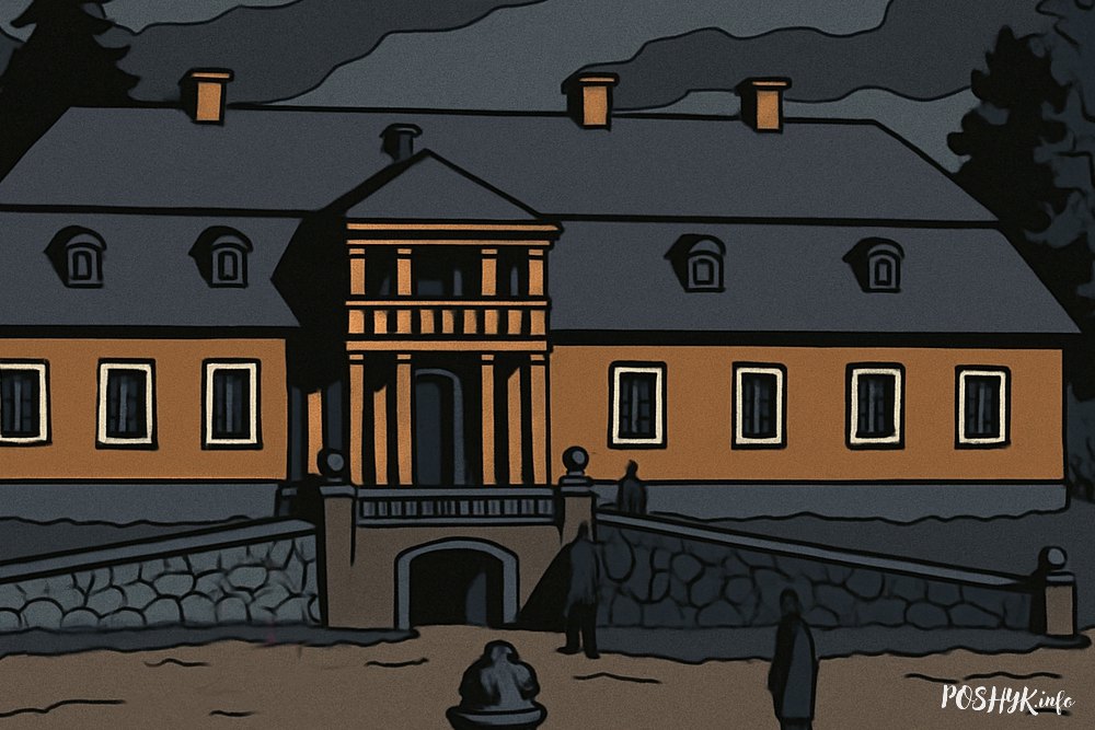 Прыкладна так выгляда сядзіба Тышкевічаў у Свіслачы