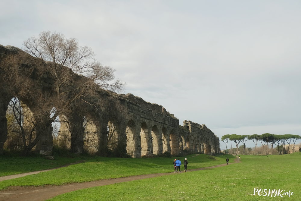 Руіны старажытнарымскага акведука Аква-Клаўдзія