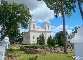 Кобрынскі касцёл 1843 года Кобрынскі касцёл 1843 года