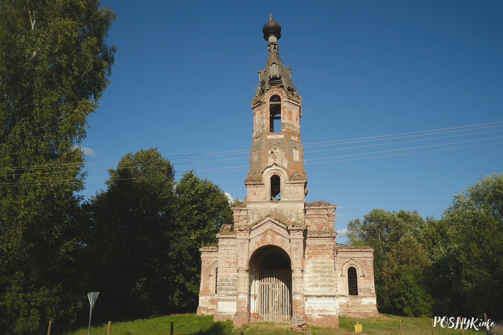 Занядбаная царква ў вёсцы Слабодка