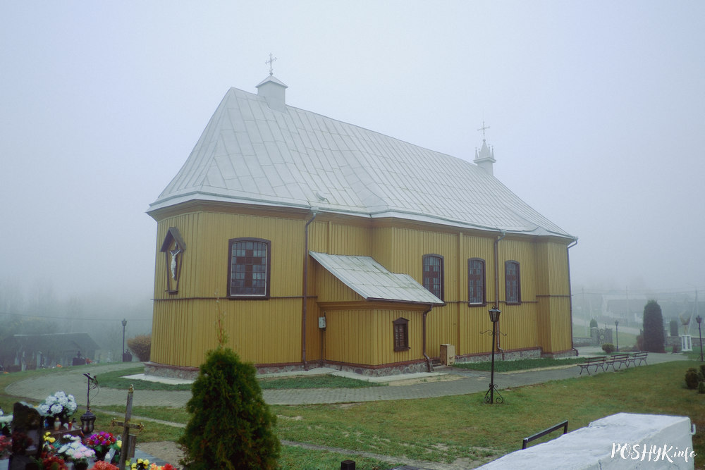 Костел в деревне Гудогай