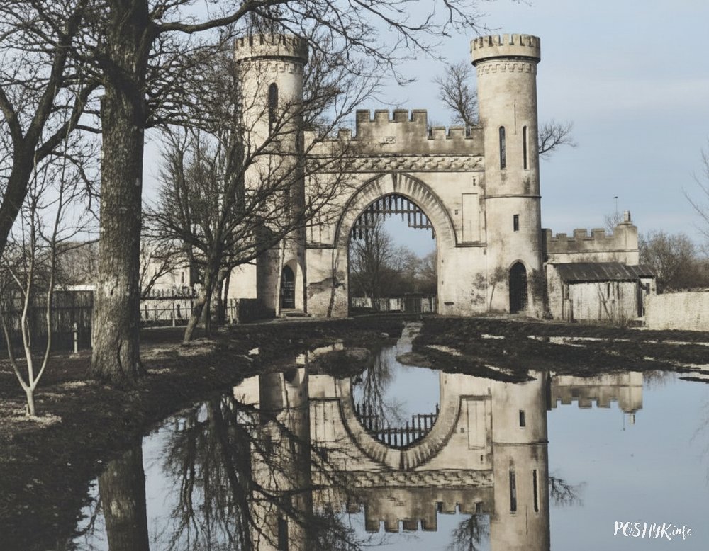 Брама Пуслоўскіх старое фота Брама Пуслоўскіх старое фота
