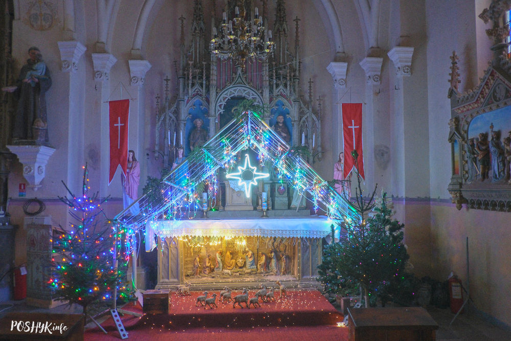 Як выглядае касцёл у Старых Васілішках унутры