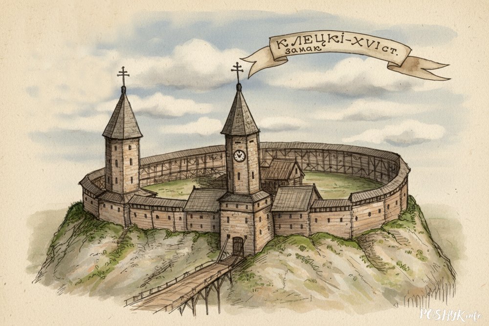 як выглядаў Клецкі замак
