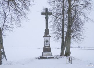 Крыж на магіле Пуслоўскіх у Загор’е Сенненскім Магіла Пуслоўскіх