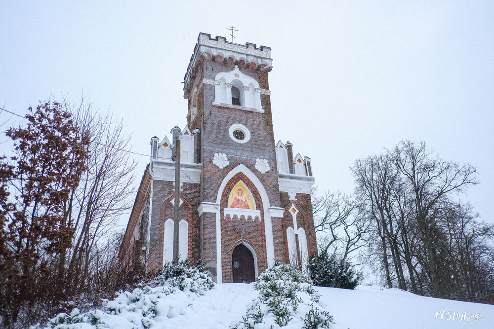 Былы касцёл Райца Царква Святой Варвары ў мястэчку Райца